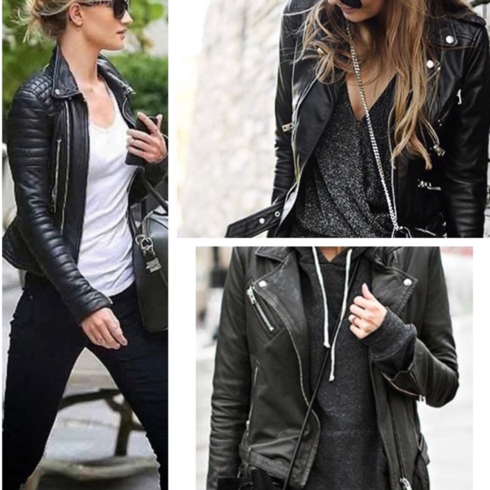 Stylish Black Leather Jacket